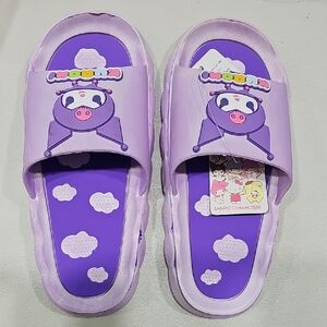 Sanrio Purple Kids Slippers with Cute Character